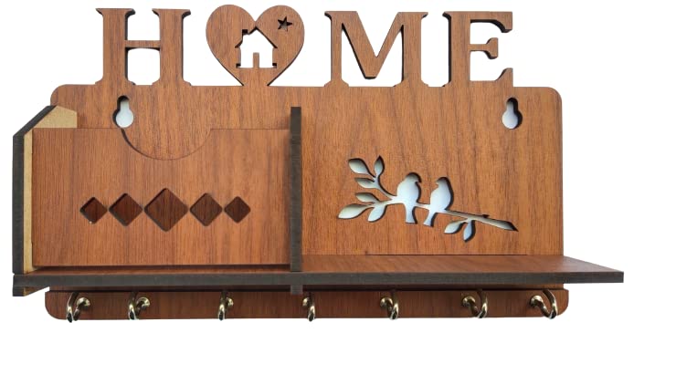 Home wall shelf key chain