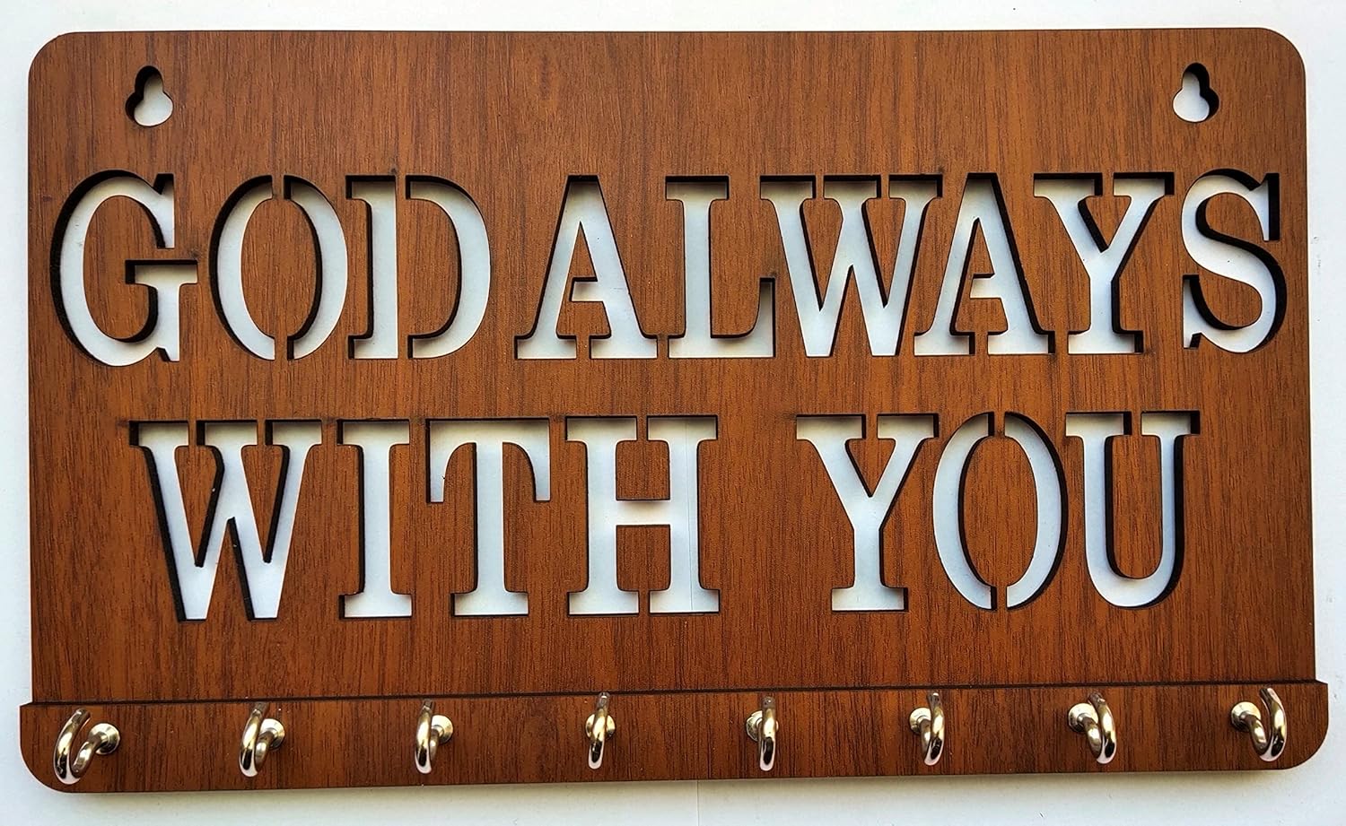 God always with you key holder