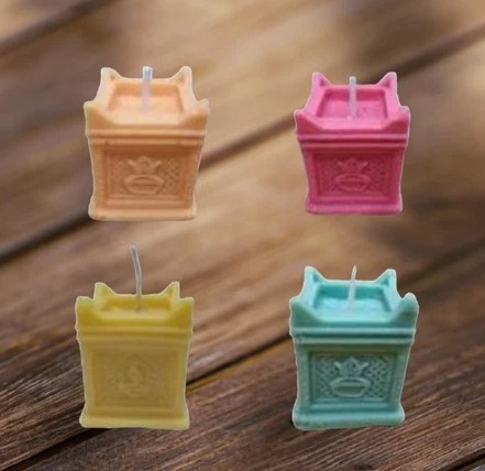 Tulsi design scented candle