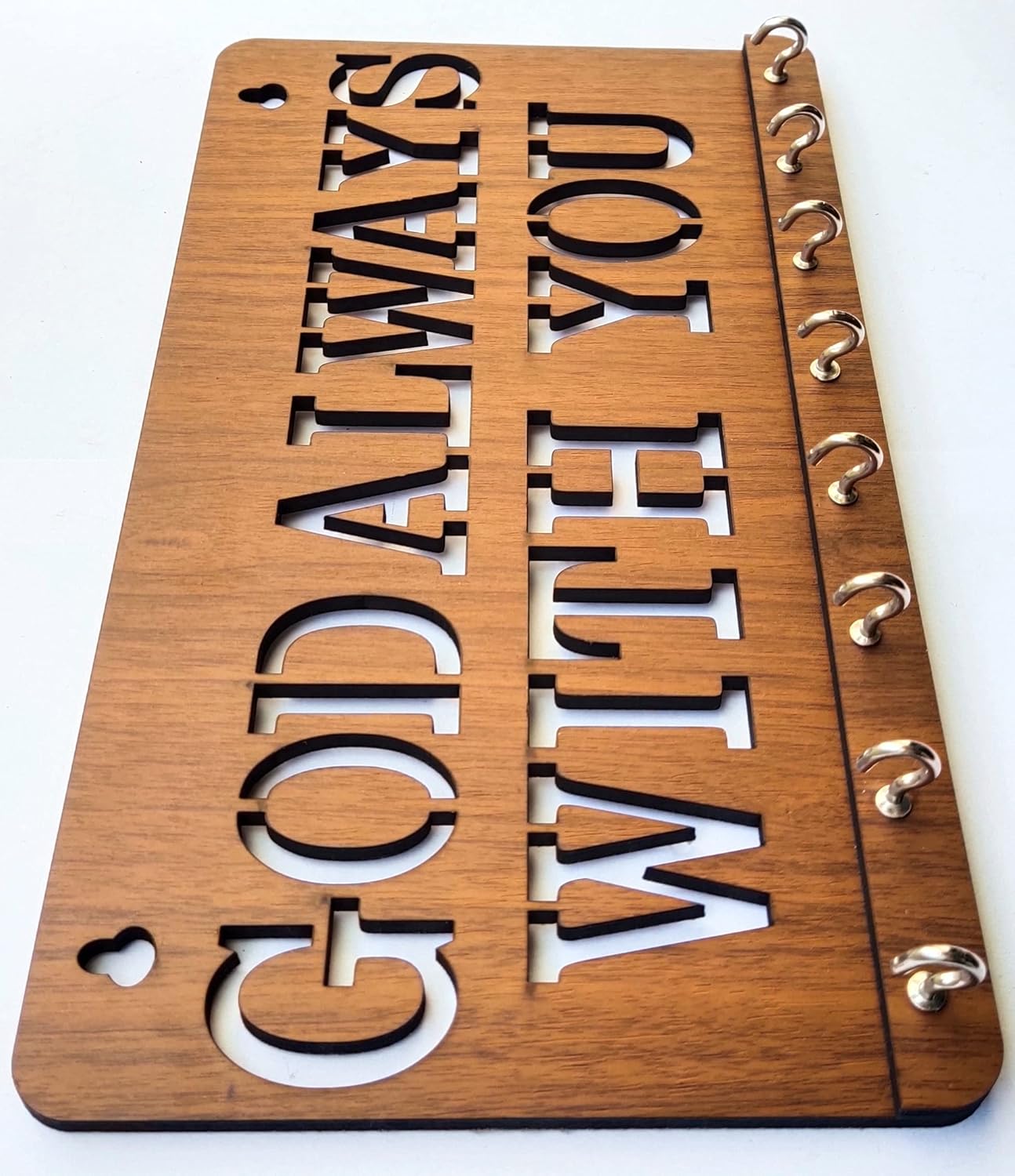 God always with you key holder
